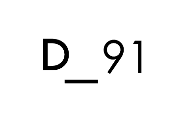 Imagen que representa el logo negro del partner d_91 de la plataforma de odontología de Inspiria