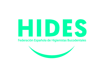Imagen que representa el logo verde del partner HIDES federacion española de higienistas bucodentales de la plataforma de odontología de Inspiria